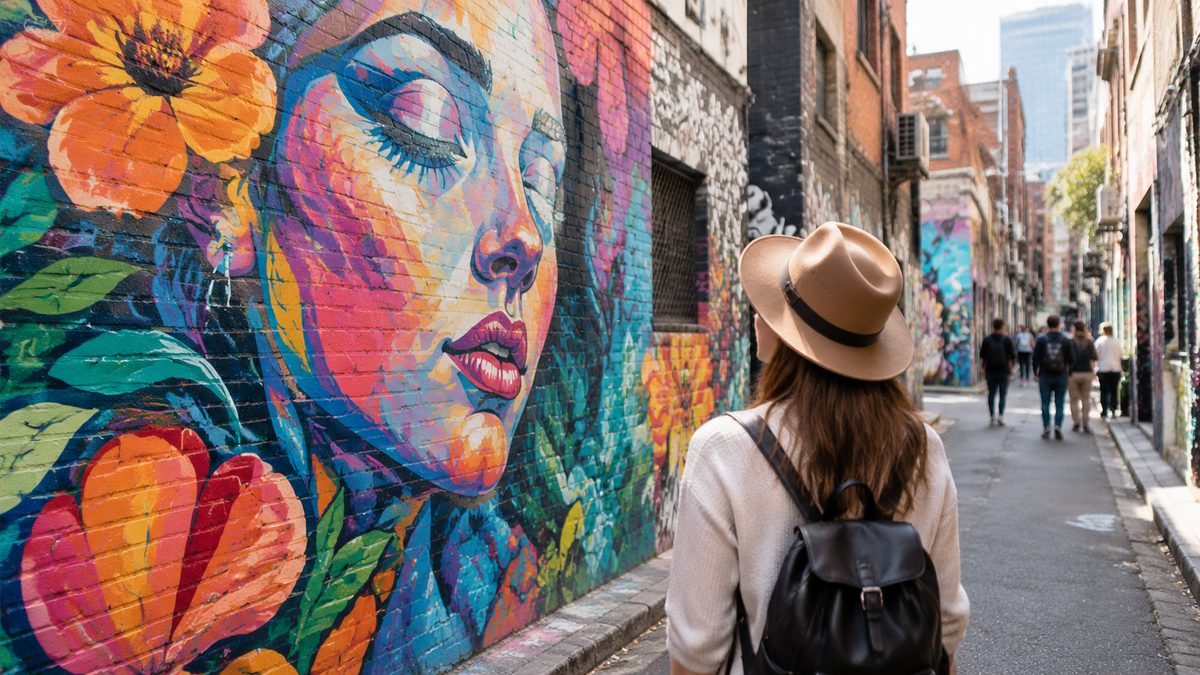 brunswick street art walking guide